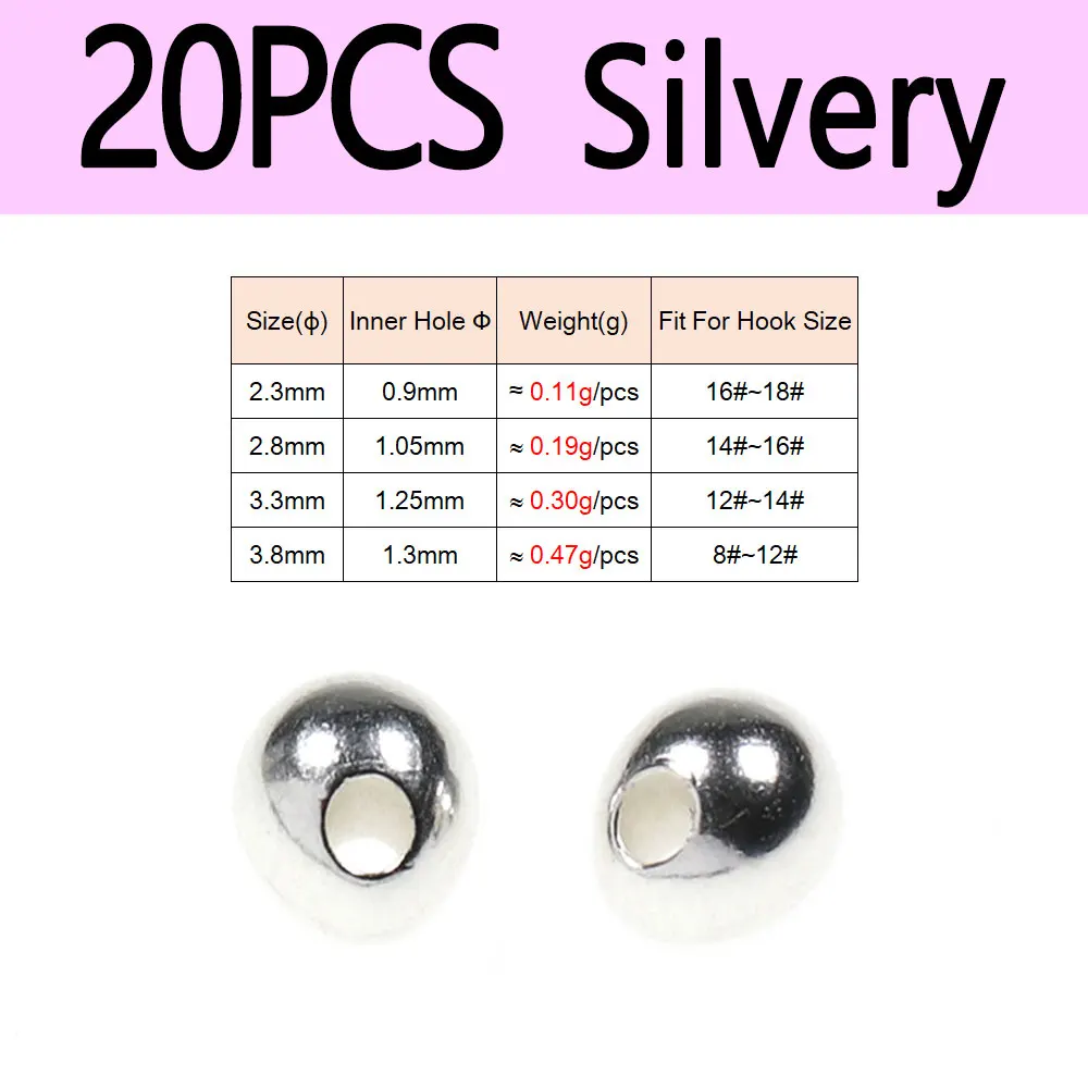 20pcs Silvery