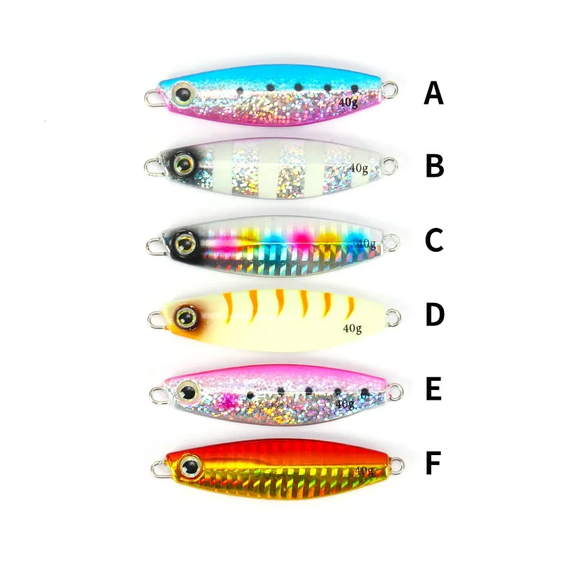 Cuchara de plantilla fundida de Metal, 10g, 20g, fundición a tierra, Jigging, pez, señuelo de pesca de mar, aparejos de cebo Artificial - imagen 2