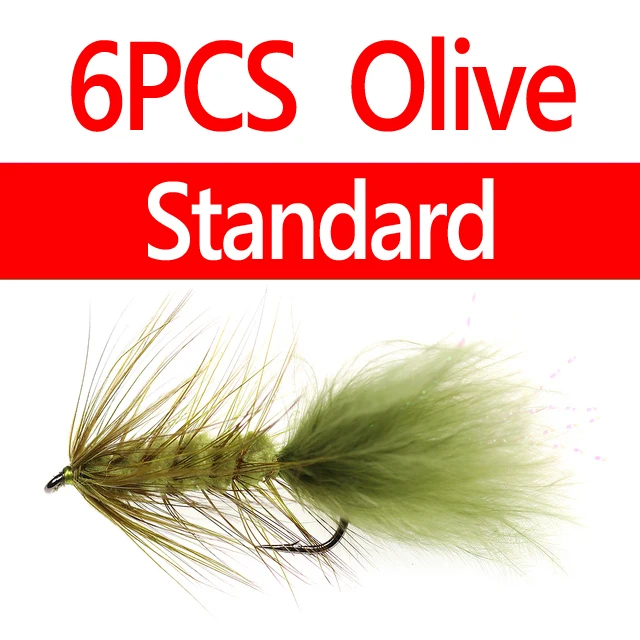 6pcs Standard Olive