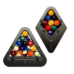Triángulo de billar 9-ball ajustable con soporte elimina huecos