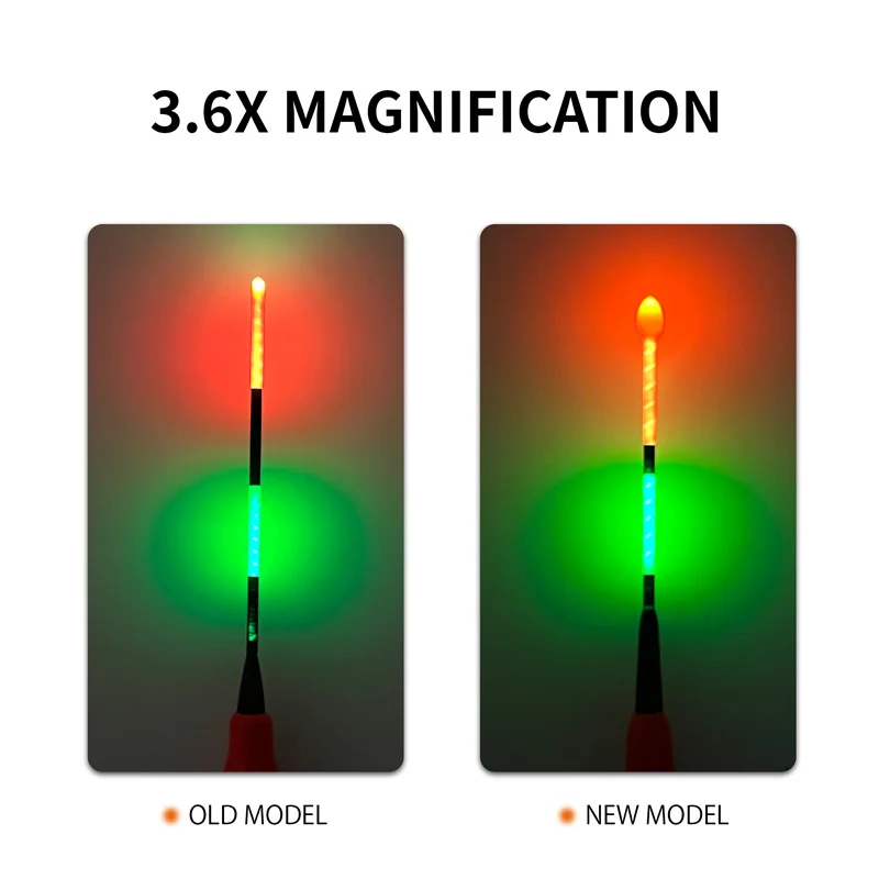 Flotador de pesca de mar ZYZ serie A, palo luminoso de 27,7-30,6 CM, última versión, LED, accesorios de equipo de pesca en roca de agua salada, aparejos - imagen 4