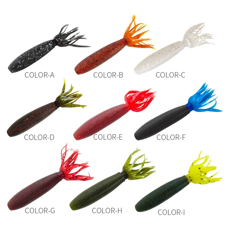 Señuelo de pesca suave Ika, 4 Uds., 10,5 cm, 9,5g, Easy Shiner Shad, Swimbait de silicona, Gary Yamamoto, cabeza de repollo, cebo suave, falda de goma - imagen 4