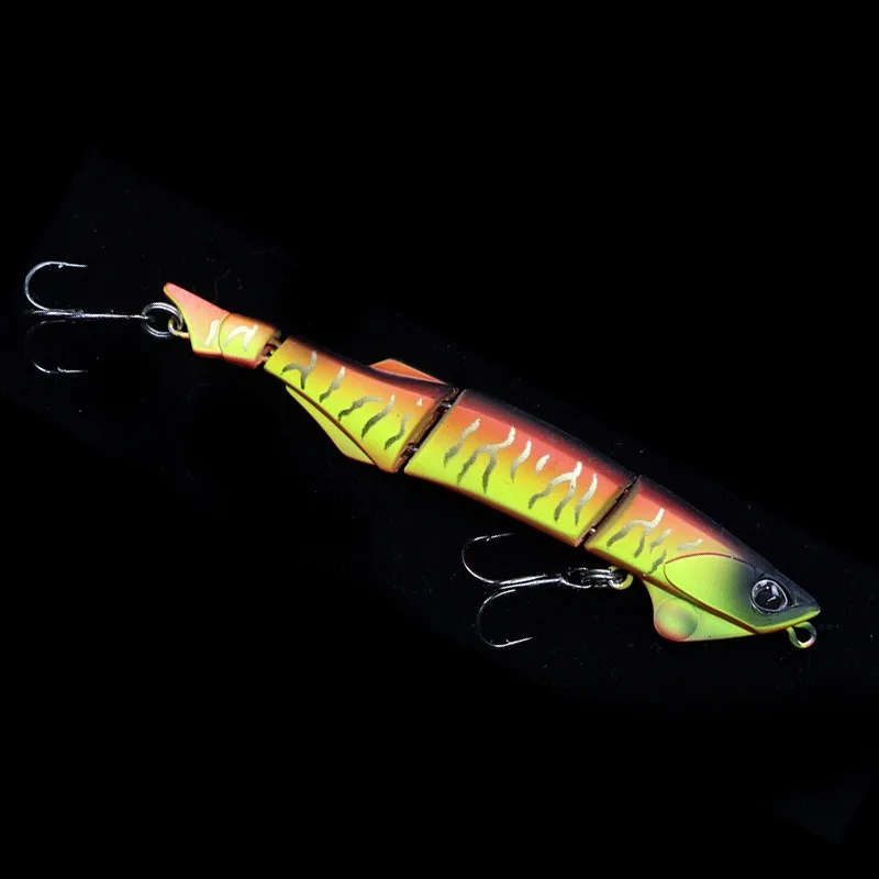 Swimbait articulado profesional, 90mm, 6g, lápiz que se hunde, señuelo de pesca para caminar al perro, cebo duro Artificial para Lucio, lubina, aparejos de perca - imagen 5