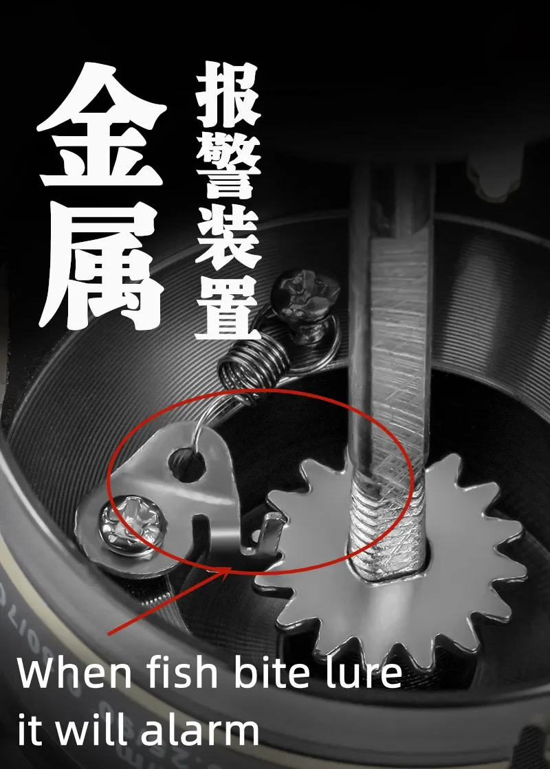 Mavllos-carrete de pesca de carpa, accesorio para pescar lubina, poco profunda, freno de fuerza, relación de 8kg, mango de goma 5,2: 1, carrete giratorio para trucha - imagen 5