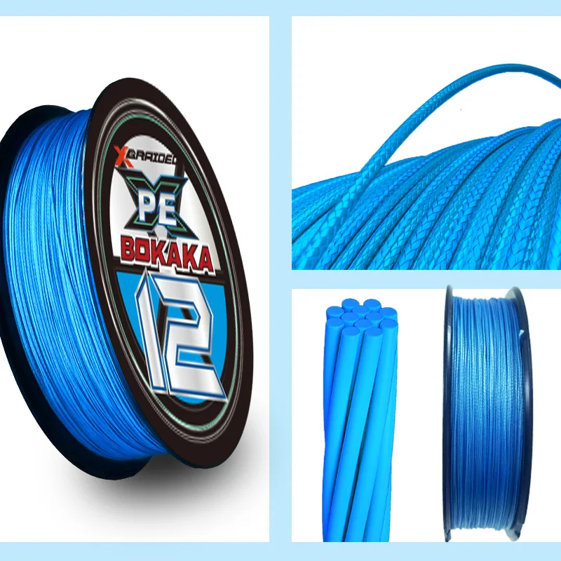 Línea de pesca japonesa YGKX-BRAID X12 hebras mejoradas WXP línea de PE trenzada línea de pesca de súper calidad 150M/200M alambre de pesca de mar - imagen 3