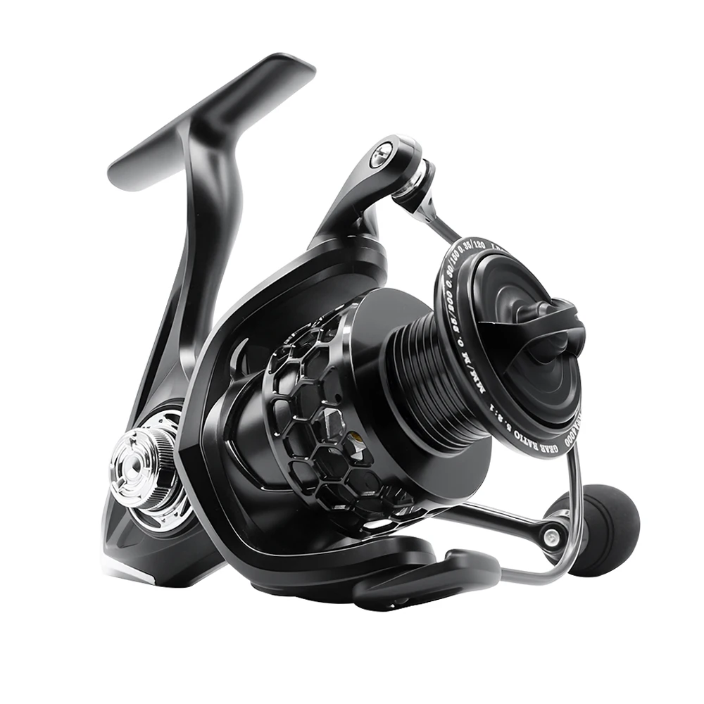 Carrete giratorio GTA, carrete de pesca de agua salada 2000 3000 4000 5,2: 1, relación de engranaje, diseño de carrete hueco - imagen 3