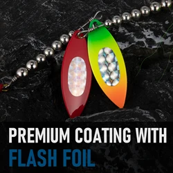 Anzuelo triple spinner acero inoxidable para lucio y striper