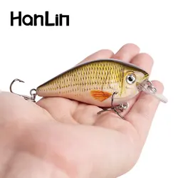 Hanlin Crankbait Flotante para Lubina y Lucio en Agua Dulce