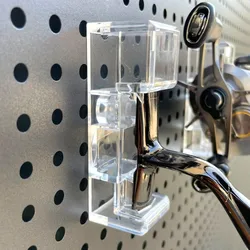 Soporte de carretes de pesca de Material acrílico, organizador de carretes de pesca de diseño Universal montado en la pared, 1 Uds. De liberación rápida