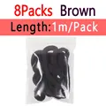 8Packs Brown