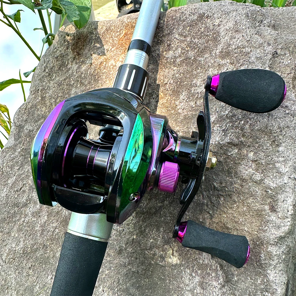 Carrete baitcast low profile – Freno 10 kg para lances precisos - imagen 4