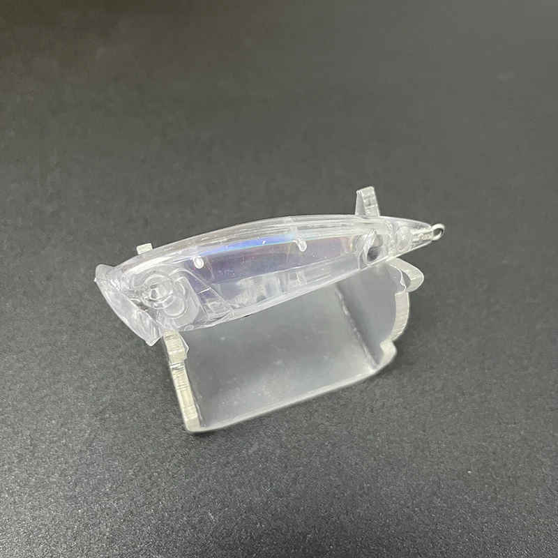 20 piezas sin pintar en blanco Popper señuelo 70mm 7,5g 3D Topwater Pop cebo Trolling cebos artificiales flotante Popper accesorios de pesca - imagen 5