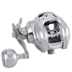 Carrete de pesca Sougayilang con frenos magnéticos y aluminio