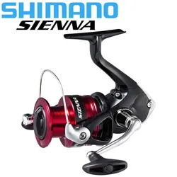 SHIMANO-carrete de pesca giratorio SIENNA, accesorio para agua de mar/agua dulce, 1000FG/2500FG/4000FG, de aluminio