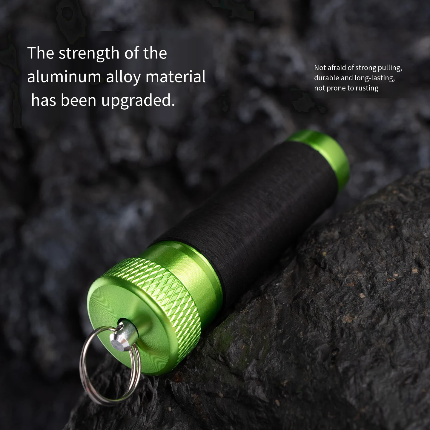 Nueva varilla de tracción de línea de aleación de aluminio, goma antideslizante, línea de enganche para tirar/anudar y anudar, herramienta de pesca de protección de manos y líneas - imagen 2