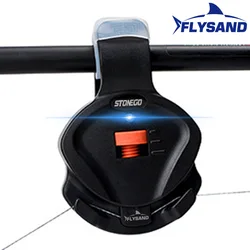 FLYSAND Alarma de mordedura de pesca Alarma electrónica de pescado Sensor de mordedura Indicador Alarma Mordedura de pesca Alerta de sonido Indicador sensible