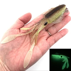 Señuelo luminoso de silicona ZUKIBO para pescar lubina y trucha