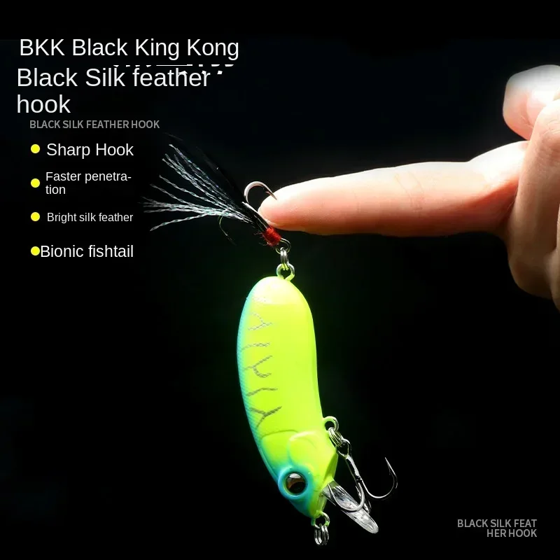CC60 CC50 Crankbait 5/6mm Señuelos de Pesca hundidos cebo de manivela pequeña Mini fregadero Minnow Artificial duro para lubina trucha perca Lucio pescado - imagen 2