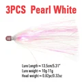 3PCS Pearl White