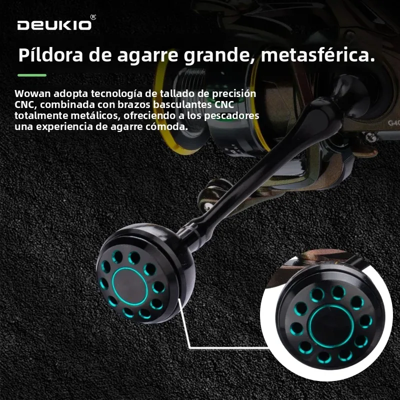 Carrete giratorio agua salada DEUKIO – para pesca en mar - imagen 4