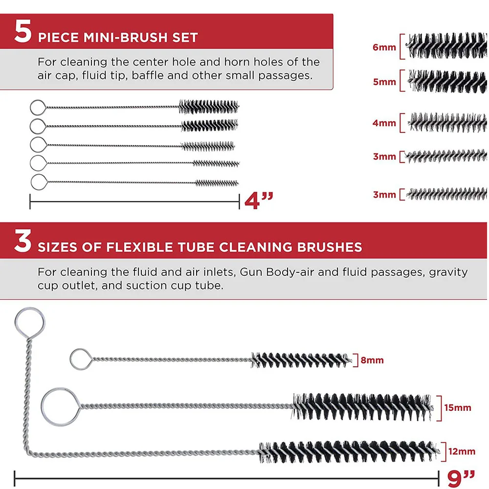 Kit de limpieza de armas, pistola Universal, limpieza de armas de caza, accesorios para pistola, cepillo, juego de limpieza con Estuche de transporte - imagen 4