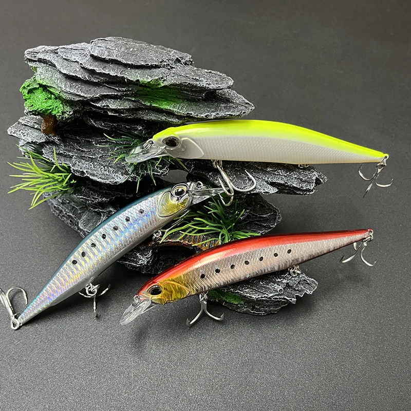 17g Realalis Jerkbait 120F señuelos flotantes para pececillos sonajeros al por mayor cebo duro Artificial trucha plástico Swimbait accesorios de pesca - imagen 5