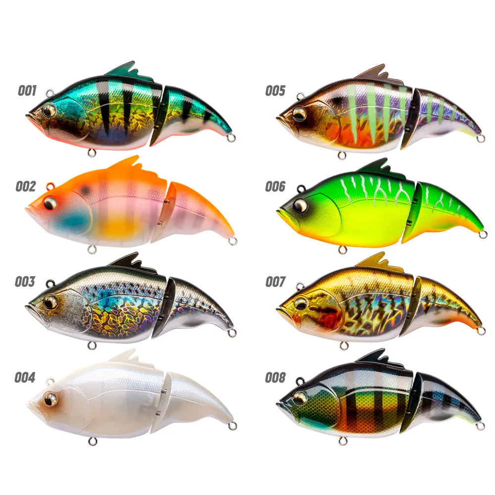 D1 Swimbait Joint sin labios para lucio, wobblers duros artificiales - imagen 2