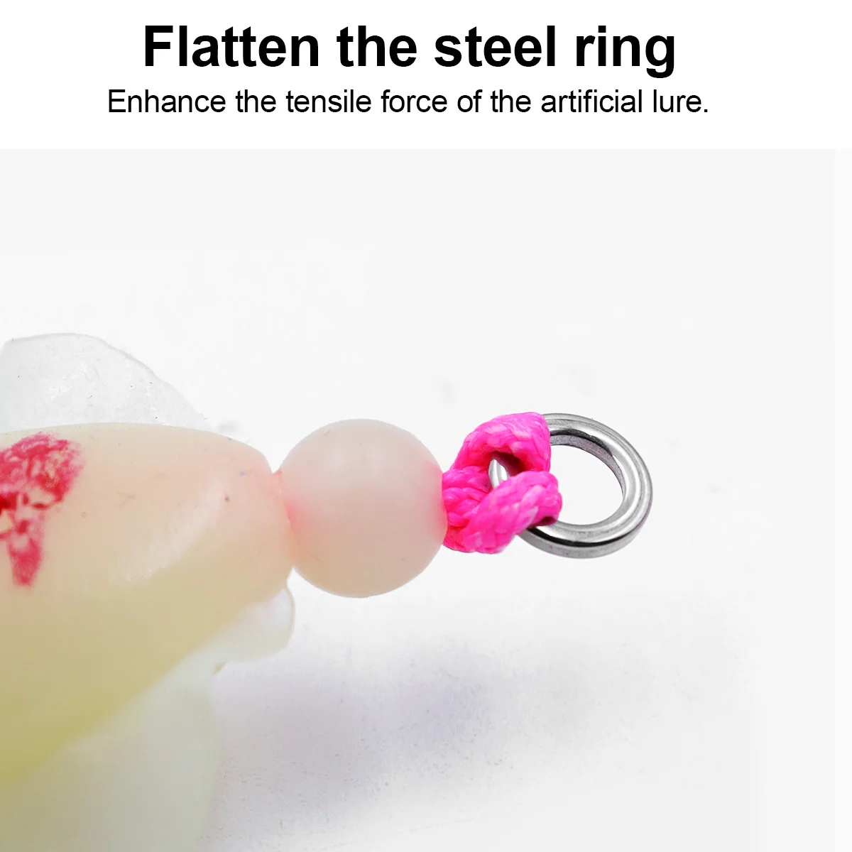 ZYZ-gancho de cuerda de calamar suave con anzuelos de pesca de mar dobles, anzuelos de pesca en barco de agua salada, anzuelo de cuerda luminosa, aparejos - imagen 2