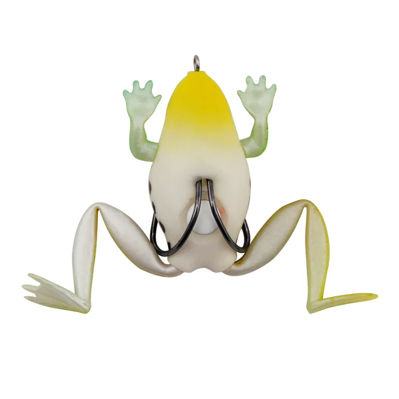 ALASICKA 6,5 cm 17,2g 10 colores rana cebo falso Señuelos de Pesca Top rayo de agua Rana Artificial Minnow manivela fuerte cebo Artificial suave - imagen 4