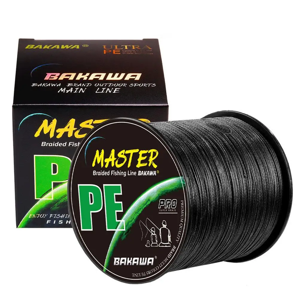 BAKAWA PE X8 Sedal Trenzado 300M 8 Hebras – Pesca de Carpa