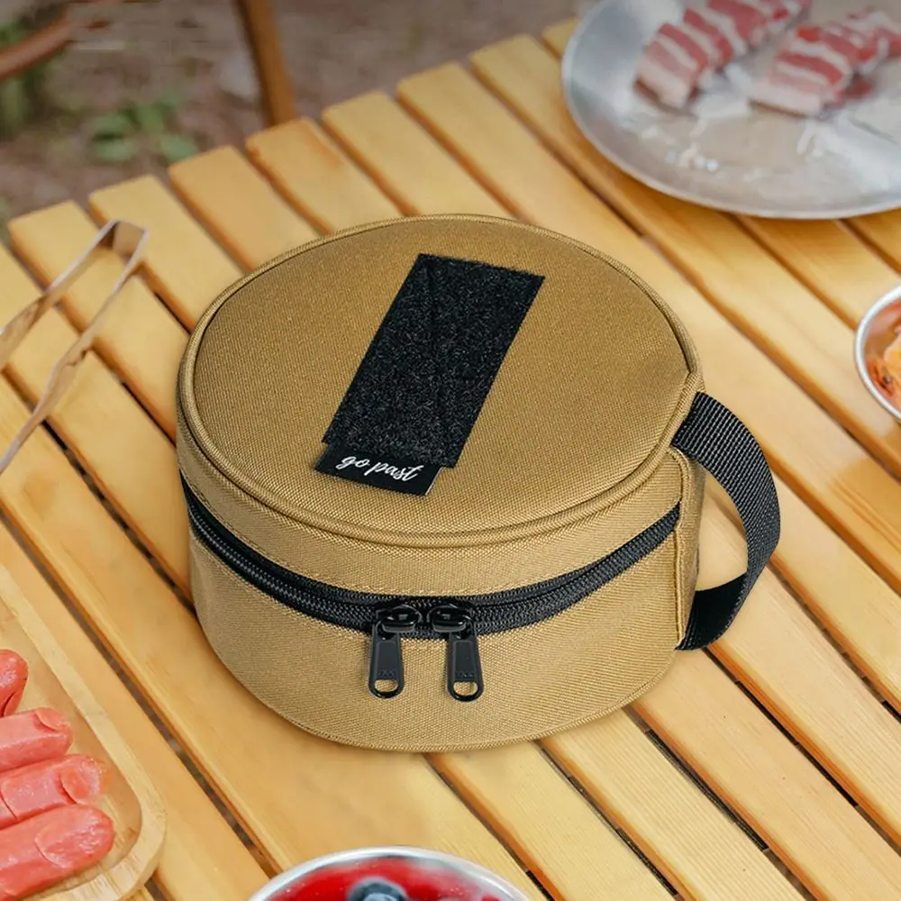 Bolsa de almacenamiento de vajilla con cremallera para acampar, contenedor de vajilla, bolsa de almacenamiento de cubiertos, contenedor de platos, bolsa de campamento - imagen 4