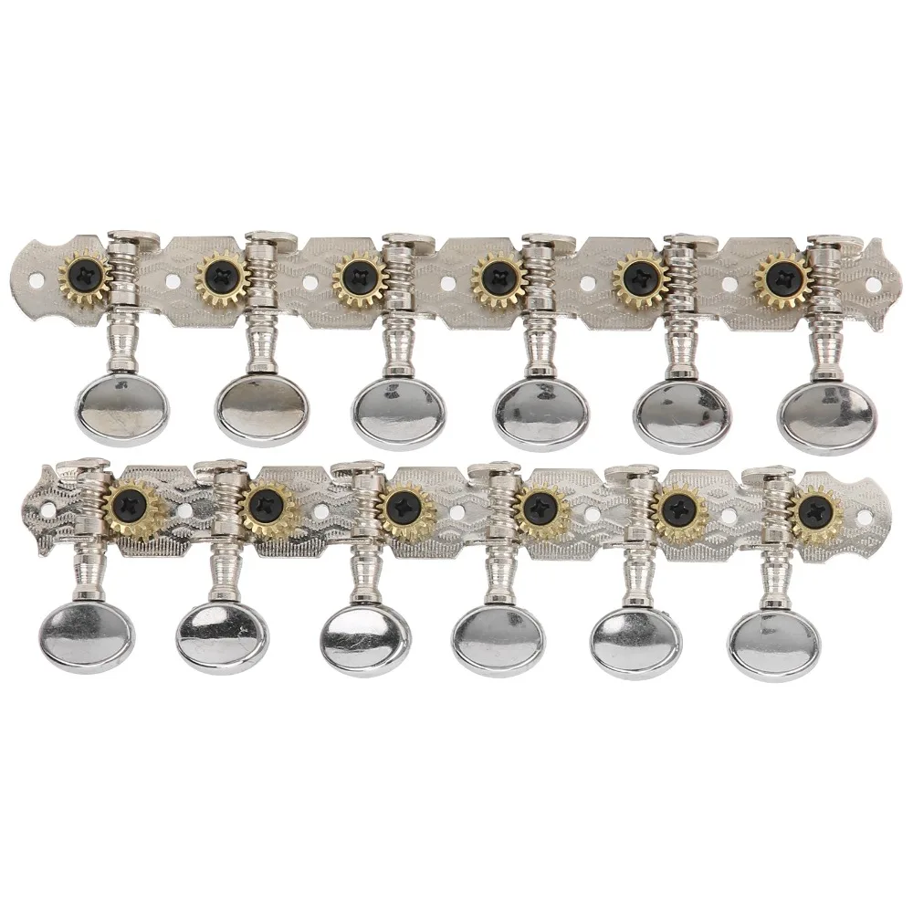 Guitarra de 12 cuerdas ​   Clavijas de afinación de guitarra ​   Reemplazo de llave de afinación ​ ​ Construcción metálica ​ ​ Afinadores de cabezal de máquina ​ ​ Afinadores de cuerdas con bloqueo - imagen 3