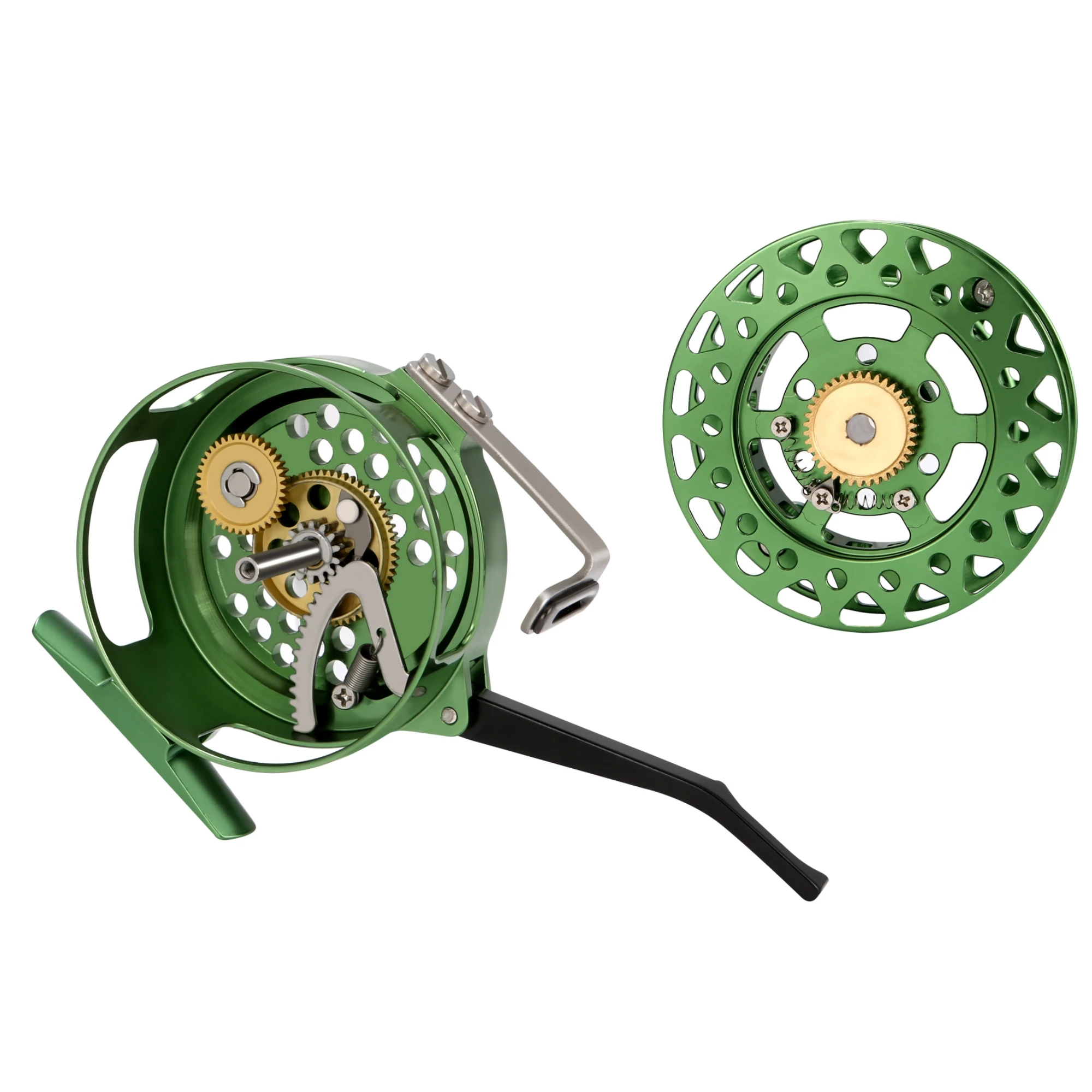 Carrete automático de mosca con bobina CNC extraíble para ninfa - imagen 5