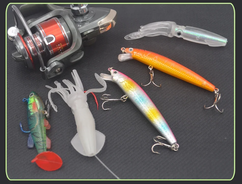 Descubra la emoción de la pesca con nuestra diversa selección de señuelos y equipo de pesca