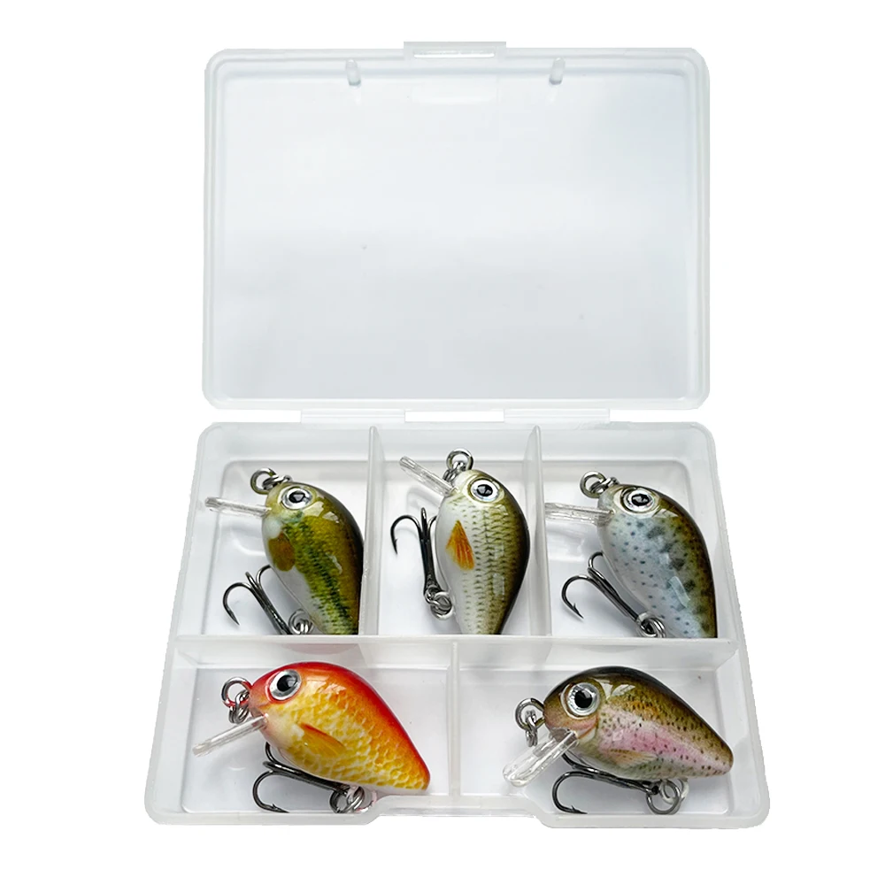 Hercules Mini Crankbaits Topwater – Señuelos para trucha y lubina - imagen 5