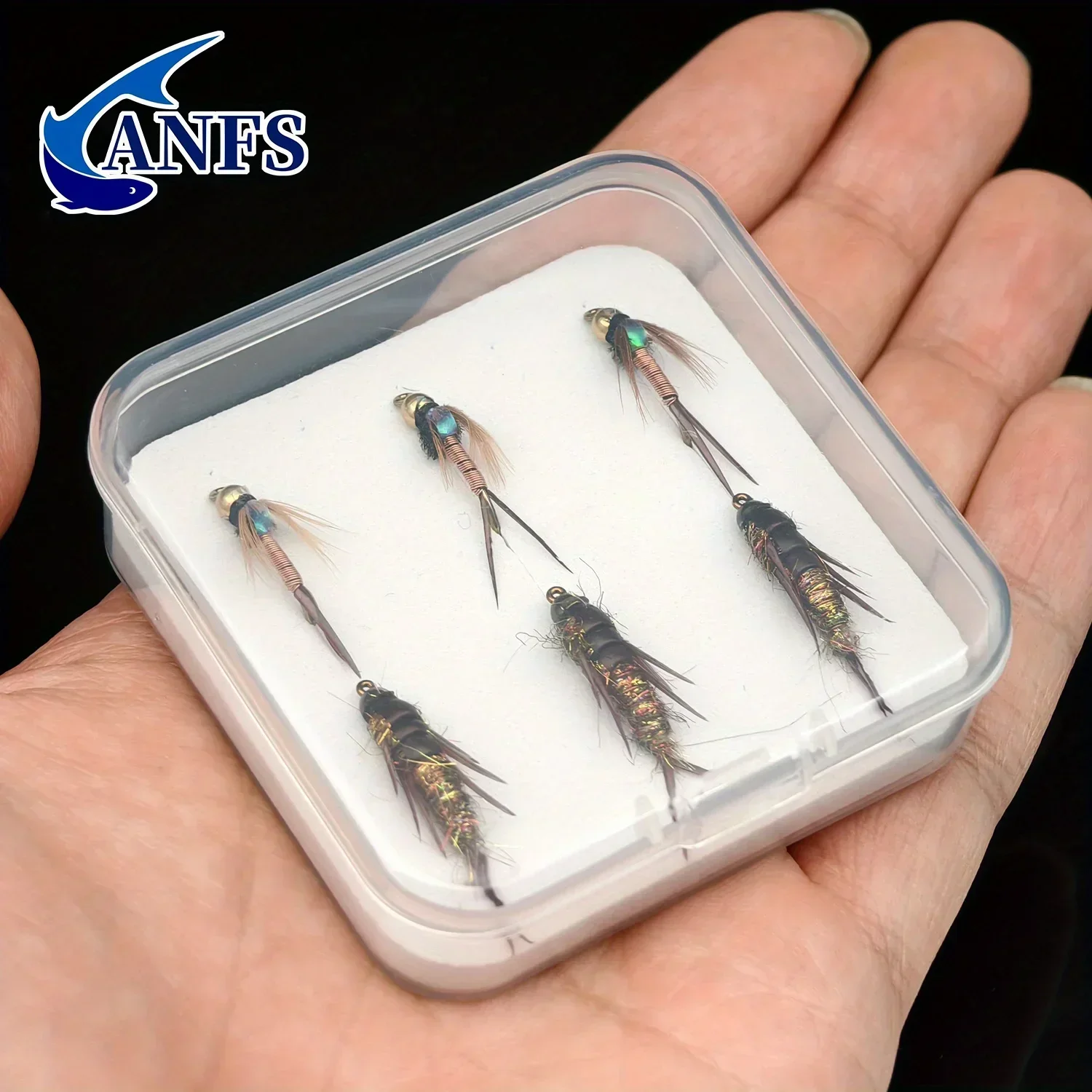 Ninfas para trucha ANFS – Realistas con rayón de hundimiento lento - imagen 2