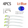 4PCS lt Blue