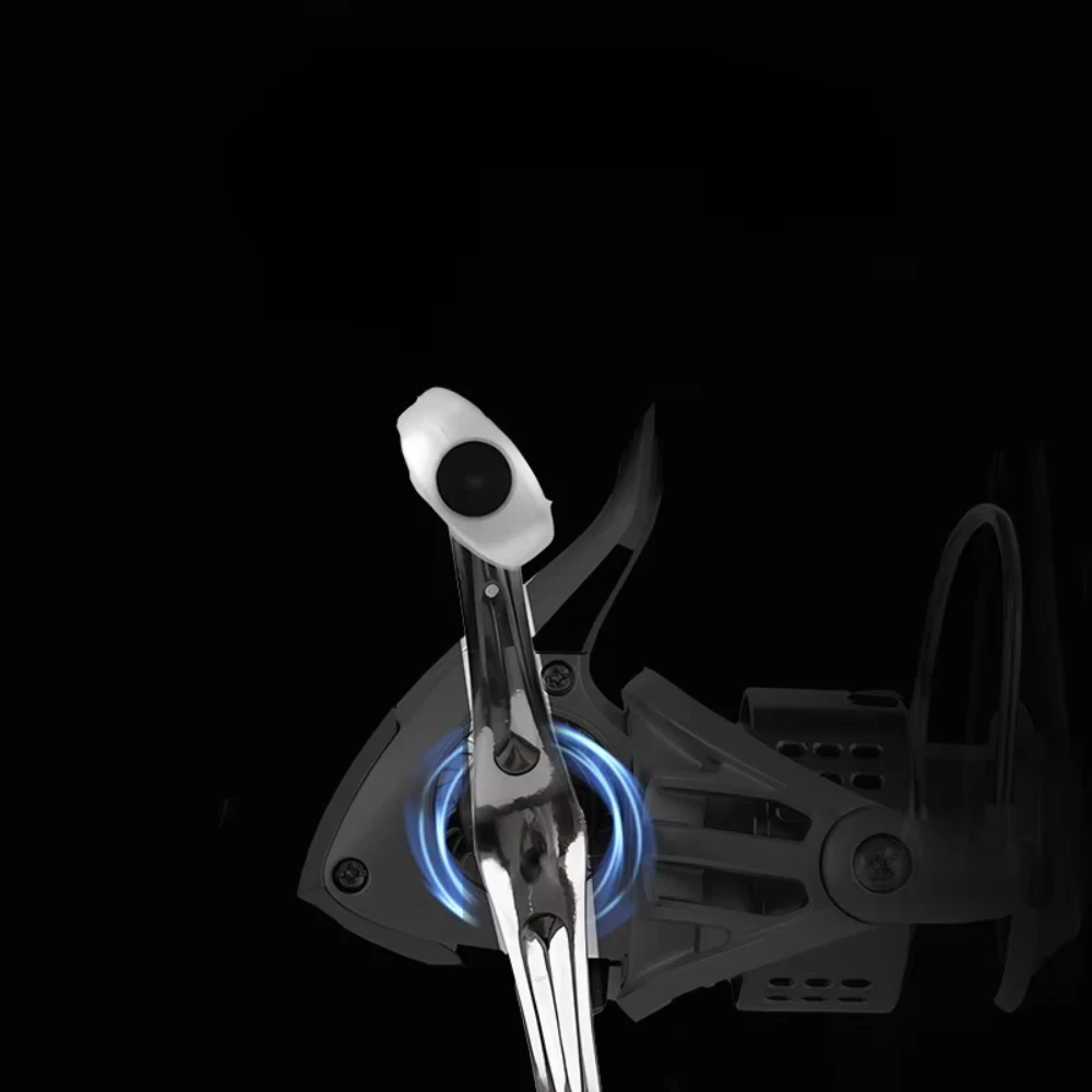 Carrete de pesca giratorio 5,2: 1 relación de engranaje 14LB arrastre máximo copa de alambre de Metal plegable CNC doble brazo para carrete de mosca de agua dulce y salada - imagen 5