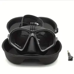 Máscara snorkel tipo J vidrio templado bajo volumen