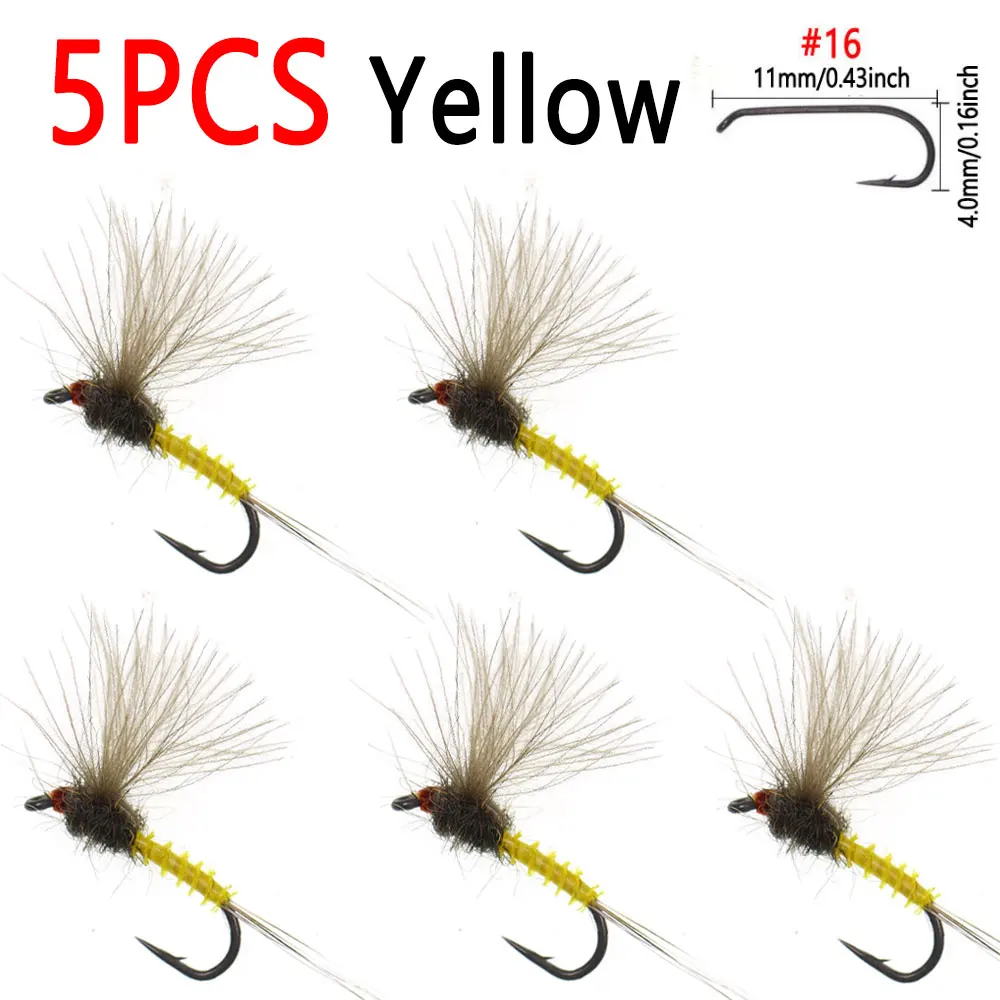 5pcs Yellow