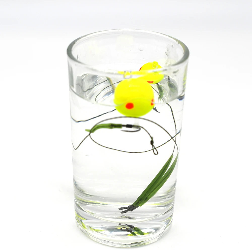 MNFT 20 bolas flotantes de pesca, bola de flotabilidad de espuma EPS ultraligera, accesorios de cebo flotante de pesca amarillo - imagen 4