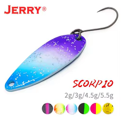 Jerry Scorpio Cuchara Ultraligera 3-4,5g Metal – Trampa para Trucha