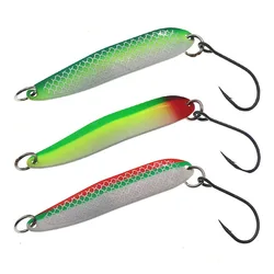 Cuchara luminosa giratoria – Señuelo jigging con gancho para pesca