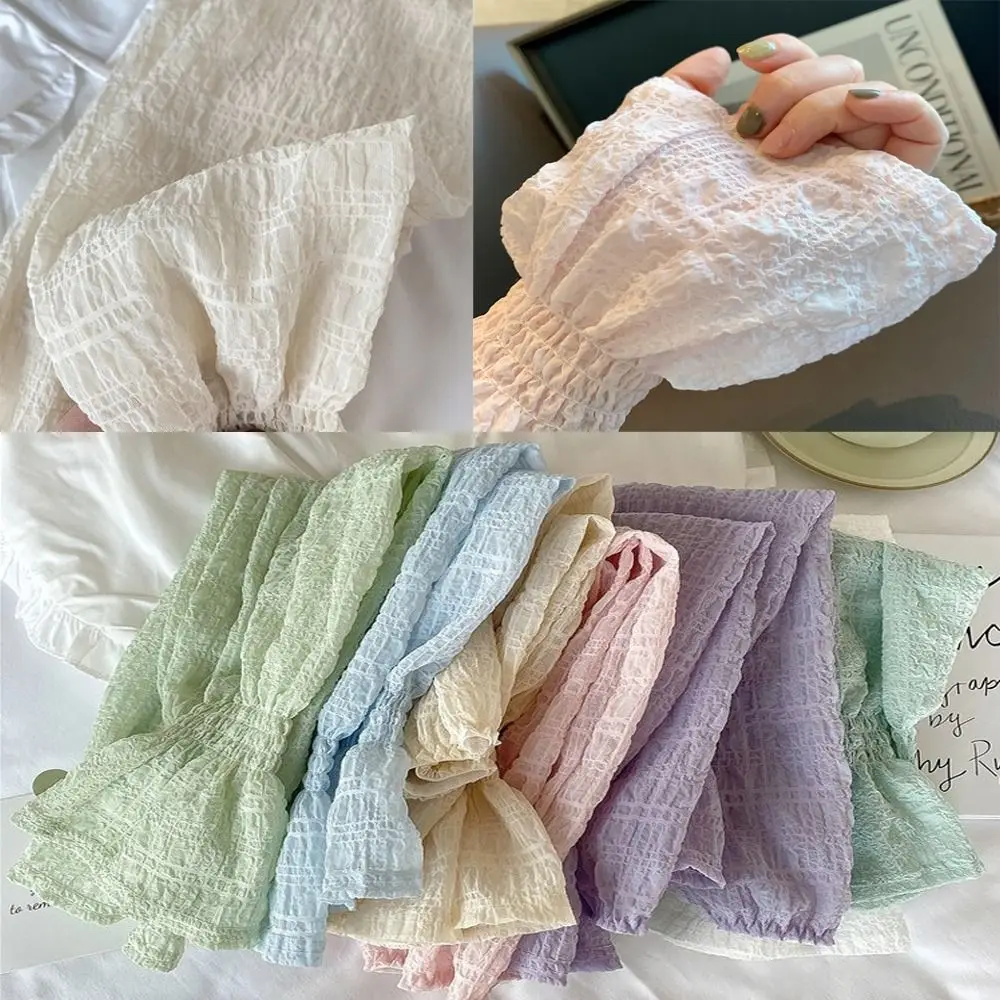 Manoplas de protección para conducción de ciclismo, cubierta protectora de mano, guantes de protección solar, Mangas de seda de hielo, Protector de brazo, Verano - imagen 2