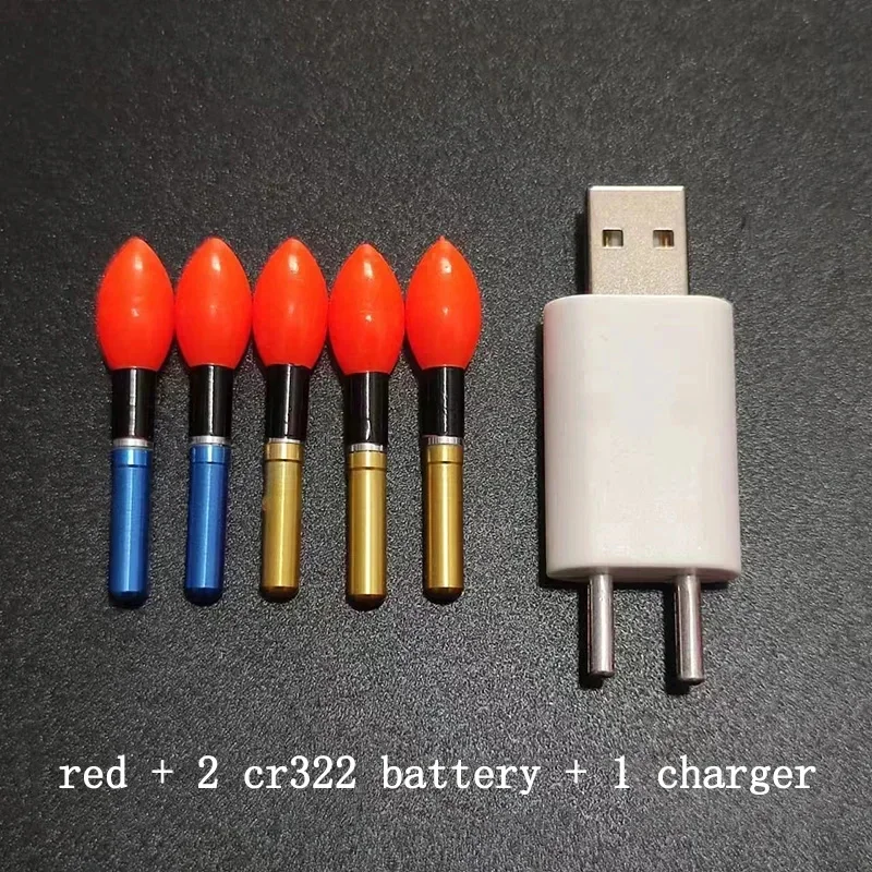 red and 2 battery