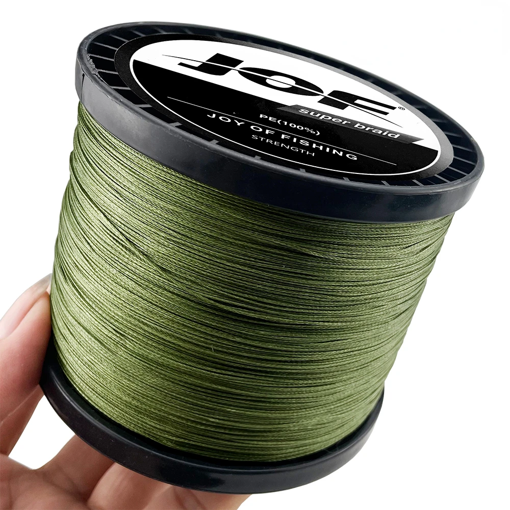 Sedal de pesca trenzado de PE, multifilamento X4 resistente al desgaste de 500M, resistencia máxima de 10-80 libras, fundición a larga distancia en la orilla - imagen 5