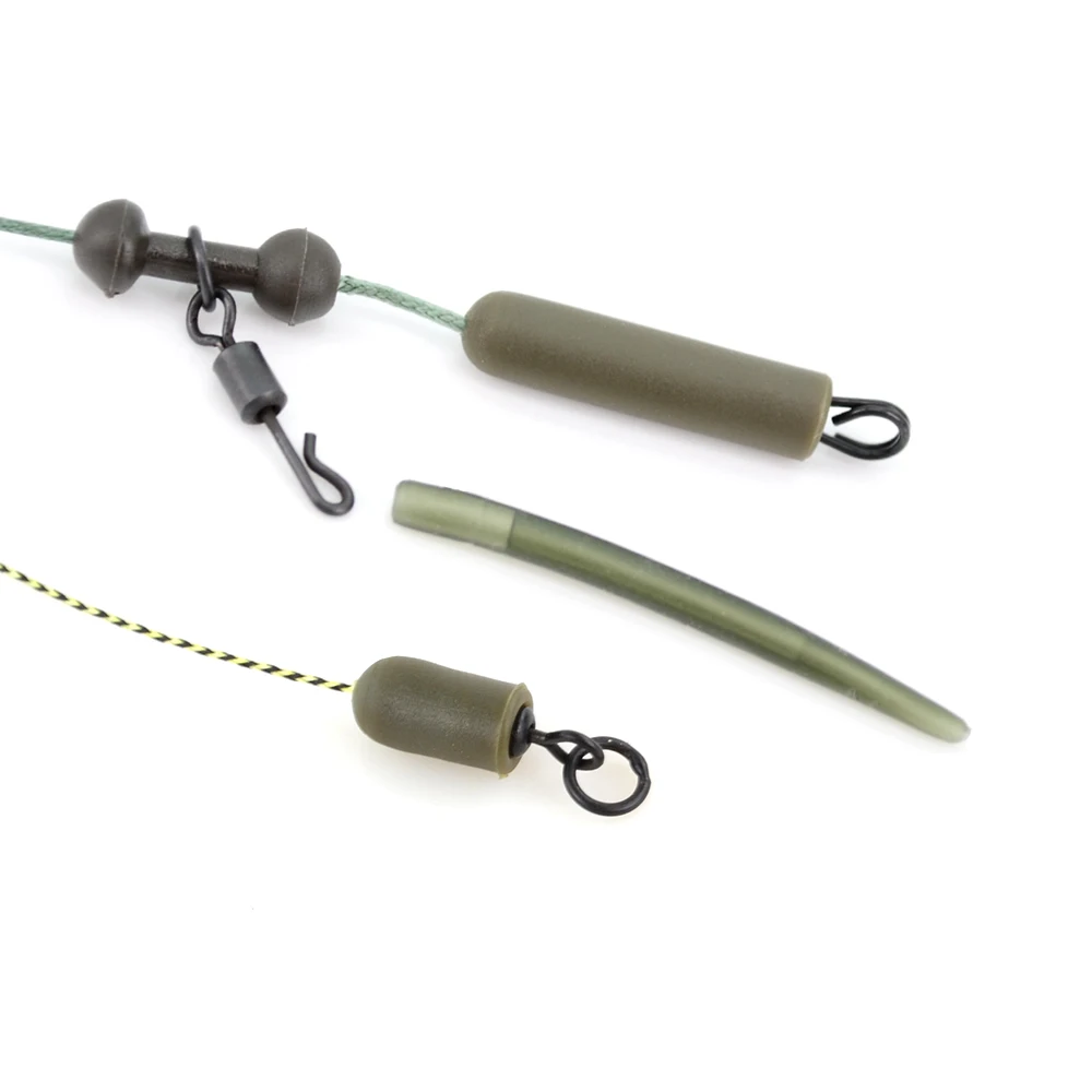 Hirisi 10 Uds pesca de carpa cuentas amortiguadoras de goma suave aparejos de helicópteros aparejos terminales de pesca AE062 - imagen 4