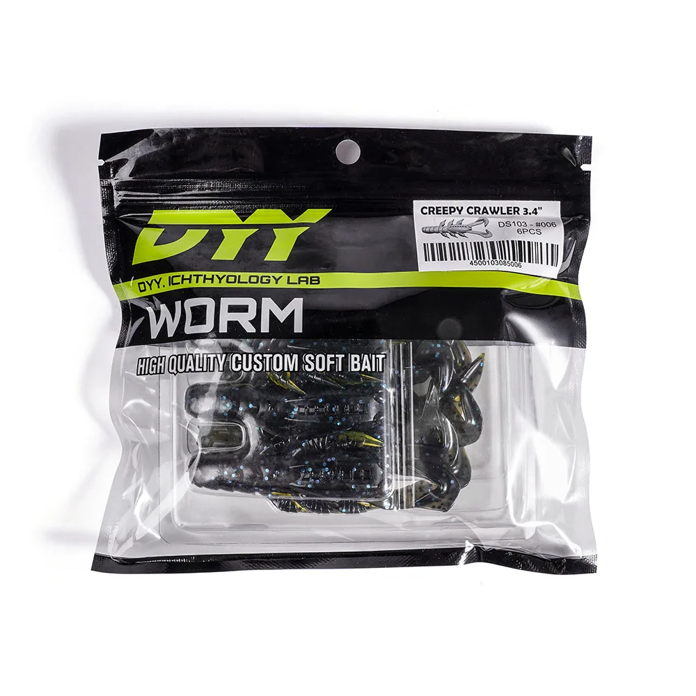 Señuelo Craw DYY – Creature volteable silicone para vinilo - imagen 5
