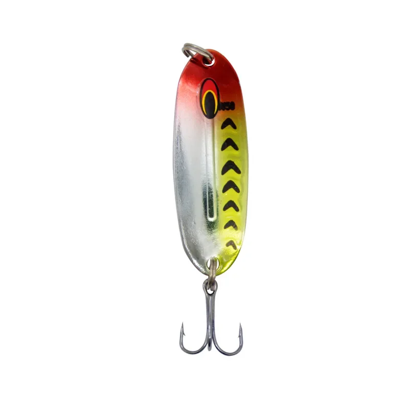 SWOLFY 6 uds cuchara de Pesca de fundición señuelo Spinner 7g anzuelo triple cebos de Metal Pesca trucha lubina Pesca Artificial para Wobbler - imagen 5
