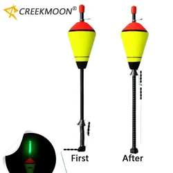 Flotador automático para carpas Nano EVA – Forma gota con luz nocturna